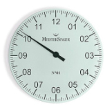 Wanduhr Nr.01 von Meistersinger die Einzeigeruhr für die Wand WU 01