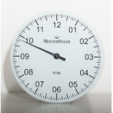 Wanduhr Nr.01 von Meistersinger die Einzeigeruhr für die Wand WU18 DU