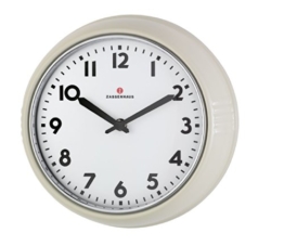 Zassenhaus 72730 Retro Wand-Uhr, Durchmesser 24 cm, creme - 1