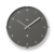 Lemnos T1-0117 North Clock, Große japanische Design-Wanduhr mit klarem Ziffernblatt, grau - 1