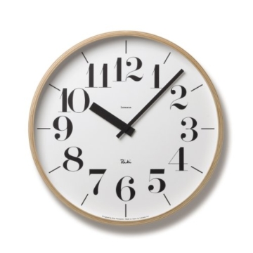 Lemnos WR-0401 L RIKI Clock 30.5cm - 1
