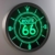 nc0315-b Route 66 Bar Beer Neon Sign LED Wall Clock Uhr Leuchtuhr/ Leuchtende Wanduhr - 4