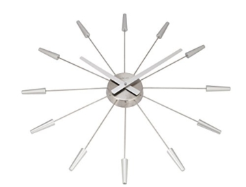 NeXtime 2610 zw Wall Clock Plug Inn, 60 cm metal / black - 5