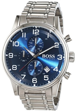 Hugo Boss Herren-Armbanduhr Chronograph Quarz Edelstahl 1513183 -