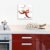 Wanduhr aus Glas für die Küche, Splashing Chili Pepper, Pepperoni im Wasser, 30x30 cm von Eurographics - 2