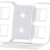 Lunartec Digitaluhr: Digitale Jumbo-LED-Tisch- & Wanduhr, 3D, Wecker, dimmbar, 28 cm (Design-3D-Wanduhr) - 7