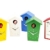 KOOKOO AnimalHouse Rot, Moderne kleine Kuckucksuhr mit 5 Bauernhoftieren, Aufnahmen aus der Natur Moderne witzige Design Uhr - 2