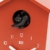 KOOKOO AnimalHouse Rot, Moderne kleine Kuckucksuhr mit 5 Bauernhoftieren, Aufnahmen aus der Natur Moderne witzige Design Uhr - 3