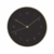 LUUK LIFESTYLE hochwertige, Schlichte Nordic Design Minimal Quarz Wanduhr mit Sekundenzeiger, Küchenuhr, Wohnzimmer Uhr, Büro Wanduhr, Flur, schwarz - 1