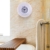 Saugnapf Wasserdicht Runde Mini Wanduhr Quarz Uhren Dekoration Für Badezimmer Küche Wohnzimmer Schlafzimmer(Weiß) - 8