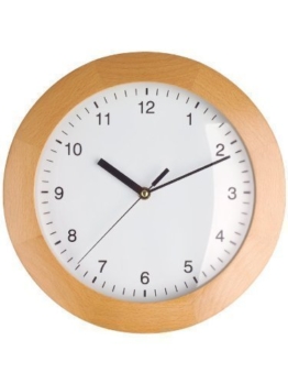 Basic Clocks 743578 Funk-Wanduhr Buche - 1