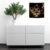 LAUTLOSE Designer Wanduhr mit Spruch Afrika Löwe braun schwarz grau weiß modern Dekoschild Abstrakt Bild 29,5 x 28cm - 2