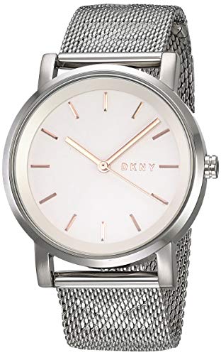 DKNY Damen Analog Quarz Uhr mit Edelstahl Armband NY2620 - 1