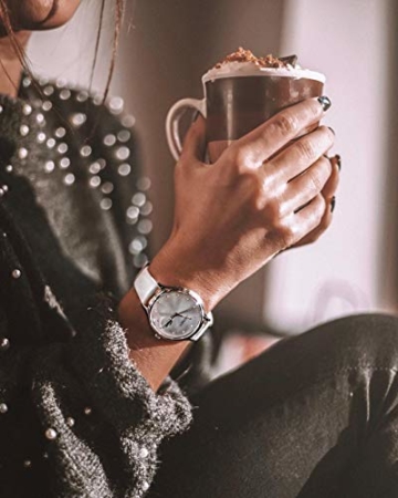 Lacoste Damen Datum klassisch Quarz Uhr mit Leder Armband 2001005 - 7