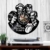 YUN Clock@ The Rolling Stones Wanduhr aus Vinyl Schallplattenuhr Upcycling 3D Design-Uhr Wand-Deko Vintage Familien Zimmer Dekoration Kunst Geschenk, Durchmesser 30 cm - 2