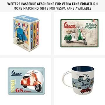 Nostalgic-Art, Retro Wanduhr, Vespa – Tacho – Geschenk-Idee für Roller-Fans, Große Küchenuhr, Vintage-Design zur Dekoration, Ø 31 cm - 5