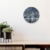 DEQORI Glasuhr | rund Ø 30 cm | Motiv Vollmond über New York | ausgefallene leise Design Uhr aus Glas | Wanduhr für Wohnzimmer & Küche | Moderne Hingucker Uhr für die Wand - 4