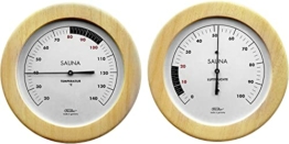 Sauna Thermometer + Hygrometer, 155 mm, Set: 196T-03 + 196H-03 - 1