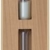 SudoreWell® Sauna Sanduhr Premium 15 Minuten aus Kiefernholz mit Bügel und weißem Sand plus Sauna Klimamesser Thermometer + Hygrometer Drop aus dunklem Kiefernholz - 2