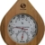 SudoreWell® Sauna Sanduhr Premium 15 Minuten aus Kiefernholz mit Bügel und weißem Sand plus Sauna Klimamesser Thermometer + Hygrometer Drop aus dunklem Kiefernholz - 3